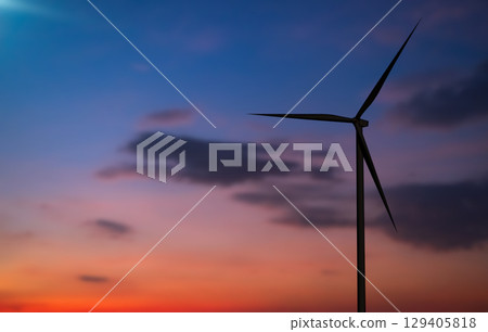 Wind Mill Power Energy Farm Generator Renewable Sustainable Field on Suset, Environment Eco System Technology Industry Ecology Electricity Power Propeller Turbine Clean Carbon. Wind Mill Power Energy Farm Generator Renewable Sustainable Field on Suset, Environment Eco System Technology Industry Ecology Electricity Power Propeller Turbine Clean Carbon. 129405818