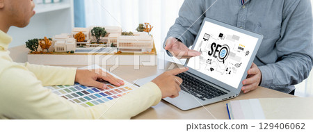 SEO search engine optimization for brisk e-commerce and online retail business 129406062