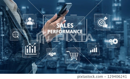 Sales Performance Dashboard with Sales Metrics, Targets, and Conversion Muxer Sales Performance Dashboard with Sales Metrics, Targets, and Conversion Muxer 129406241