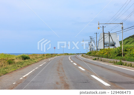 A summer drive under the cloudy sky of the Ororon Line A summer drive under the cloudy sky of the Ororon Line 129406473