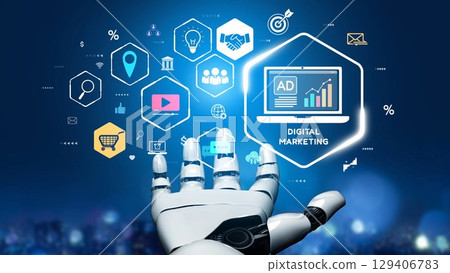 Online Ads Strategy and Digital Content Marketing for Business Growth Muxer 129406783