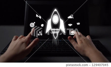 Startup Launch and Business Growth Innovation Strategy Muxer 129407045