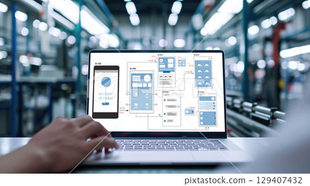 UX UI design process for brisk mobile application and website 129407432