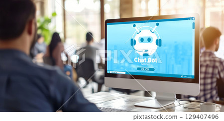 Chatbot software application for brisk online business 129407496