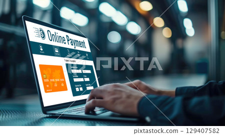 Online payment platform for brisk money transfer 129407582