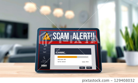 Cyber security software show alert of cyber attack for protection brisk 129408032