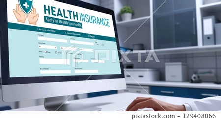 Health insurance web site brisk registration system Health insurance web site brisk registration system 129408066