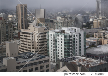 San Francisco cityscape with skyscrapers 129408083