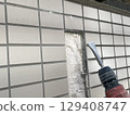 Repairing cracks in ALC walls by removing broken tiles 129408747