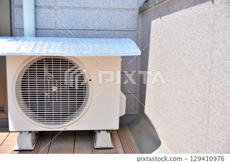 Energy-saving measures with protective covers for air conditioner outdoor units (magnetic type) 129410976