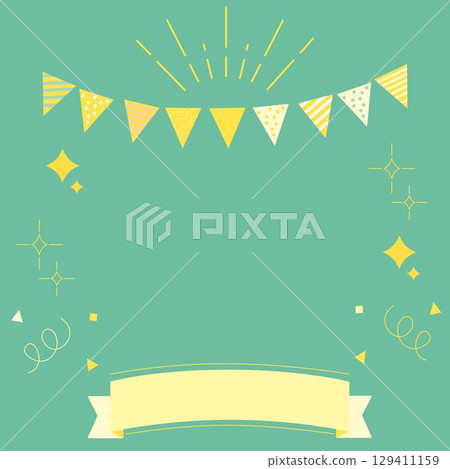 絲帶和花環框架 絲帶和花環框架 129411159