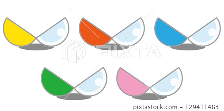 五款彩色半透明膠囊玩具圖解 129411483