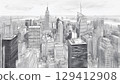 New York City Sketch 129412908