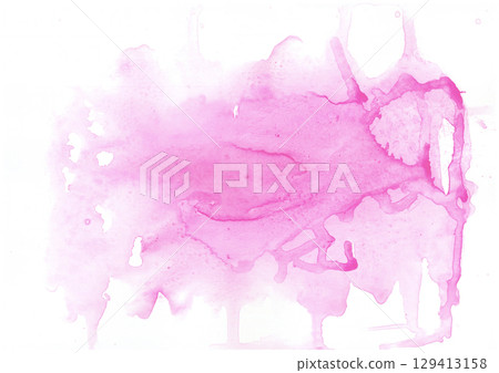滴水水彩筆觸背景素材 滴水水彩筆觸背景素材 129413158