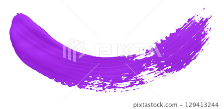 Purple brush isolated on transparent background Purple brush isolated on transparent background 129413244