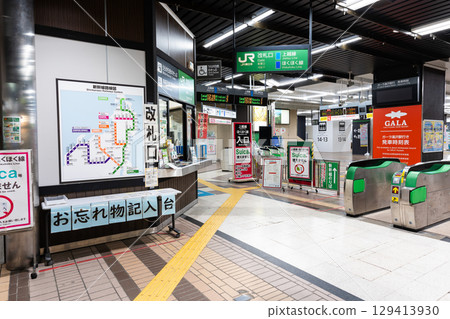 新潟縣南魚沼郡湯澤町 JR越後湯澤站、上越線、北北線檢票口 129413930