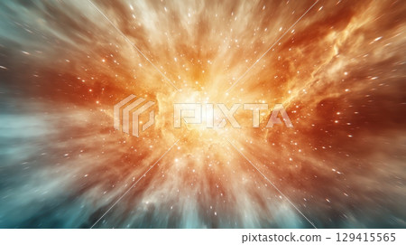 Celestial burst a stunning cosmic abstract. Celestial burst a stunning cosmic abstract. 129415565