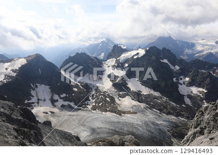 Glacier view from the summit station of Mount Titlis 129416493