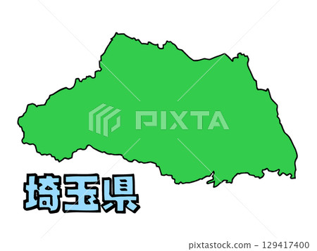 埼玉縣地圖略顯鬆散，文字為關東 129417400