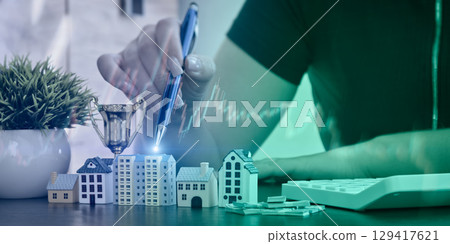Real estate investment planning with digital growth Real estate investment planning with digital growth 129417621