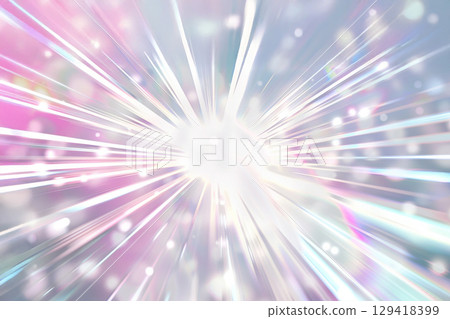 彩虹色全像圖極光背景生成式人工智慧 129418399