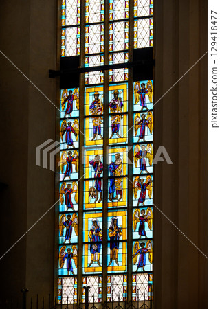 Frauenkirche Cathedral of Our Lady, Roman Catholic church and a symbol of the city of Munich in Bavaria, Germany Frauenkirche Cathedral of Our Lady, Roman Catholic church and a symbol of the city of Munich in Bavaria, Germany 129418477