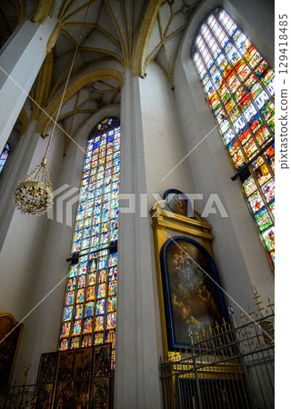 Frauenkirche Cathedral of Our Lady, Roman Catholic church and a symbol of the city of Munich in Bavaria, Germany Frauenkirche Cathedral of Our Lady, Roman Catholic church and a symbol of the city of Munich in Bavaria, Germany 129418485