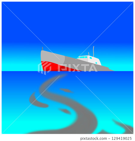Heavy oil spill accident 129419025