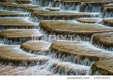 Terraced Waterfalls of Blue Moon Valley, Jade Dragon Snow Mountain, Lijiang 129419201