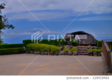 達摩山高原展望台，位於中部地區伊豆半島。富士山的景色曾被用來向世界介紹日本。靜岡縣伊豆市（3） 129419402