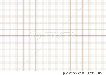 Brown graph paper background (transparent background, 4:3 ratio) Calm and simple design 129420053
