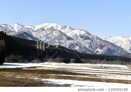 Snow-covered Mount Kamuroyama 129420199