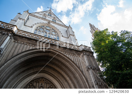 Cathedral of Our Lady Roman Catholic church in Antwerp, Belgium, largest Gothic church in Belgium Cathedral of Our Lady Roman Catholic church in Antwerp, Belgium, largest Gothic church in Belgium 129420630