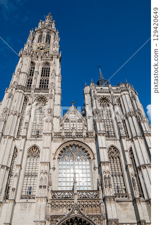 Cathedral of Our Lady Roman Catholic church in Antwerp, Belgium, largest Gothic church in Belgium 129420649