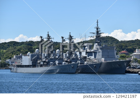 Japan Maritime Self-Defense Force destroyers Uraga, Yamagiri, and Yugiri 129421197