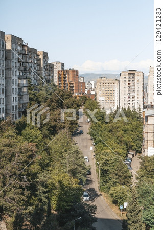 Soviet Brutalist Apartment Blocks in Tbilisi Soviet Brutalist Apartment Blocks in Tbilisi 129421283