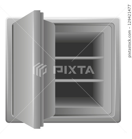 metal safe for storage and security vector illustration metal safe for storage and security vector illustration 129421477