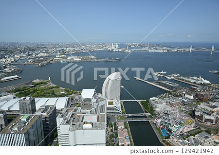 Minato Mirai seen from Landmark Tower Minato Mirai seen from Landmark Tower 129421942