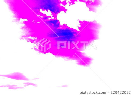 Beautiful patterns of clouds on the background of the sky. Changed color scheme. Beautiful patterns of clouds on the background of the sky. Changed color scheme. 129422052