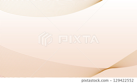 Gradient wave image, curve, background material, line 129422552