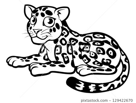 Jaguar Leopard Cheetah Cartoon Safari Animal Jaguar Leopard Cheetah Cartoon Safari Animal 129422670