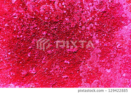 Rough uneven gray concrete surface with decorative drips.  129422885
