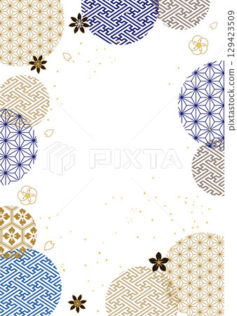 日本圖案背景 129423509