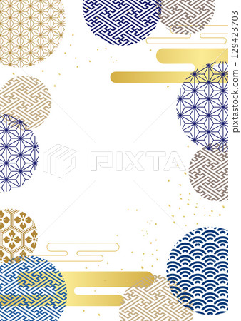 日本圖案背景 129423703