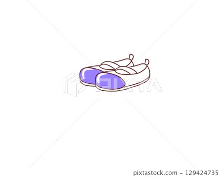 Indoor shoes: White with blue 129424735