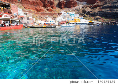Amoudi bay, Santorini, Greece 129425385