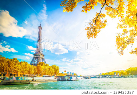 Bridge of Alexandre III, Paris, France 129425387