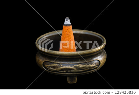 incense holder isolated 129426830