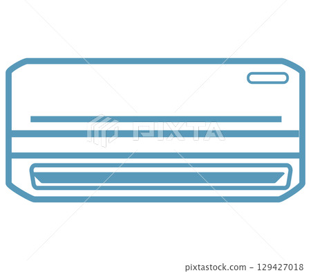 空調器 冷卻器簡單圖示 向量插圖 空調器 冷卻器簡單圖示 向量插圖 129427018