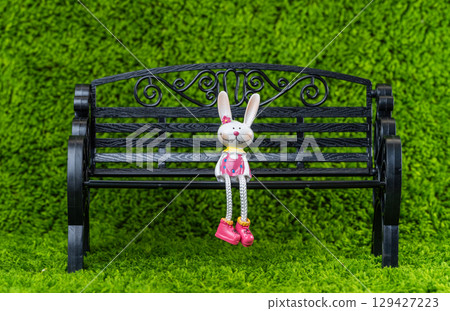 happy Easter bunnies 129427223